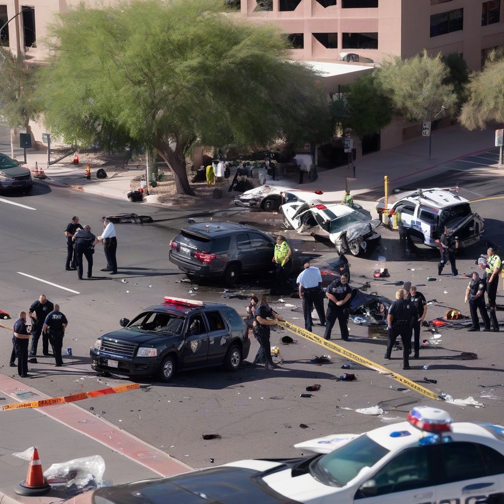 Car accident in Phoenix